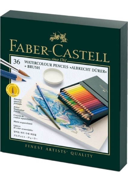 Faber Castel Albrecht Dürer Watercolour Pencils Sulu Boya Kalemi 36'lı Özel Kutu