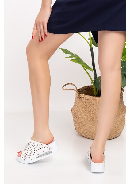 Karışık Delikli Desenli Açık Airmax Ortopedik Terlik fırsatları