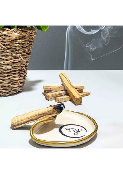 El Yapımı Palo Santo Tütsülük & 30 Gr. Sertifikalı Palo Santo Set