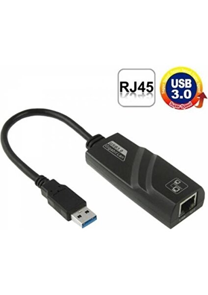 Blue Wings USB 3.0 To Ethernet RJ45 Adaptörü Gigabit 10/100/1000MBPS Çevirici Dönüştürücü USB Dönüştürücü