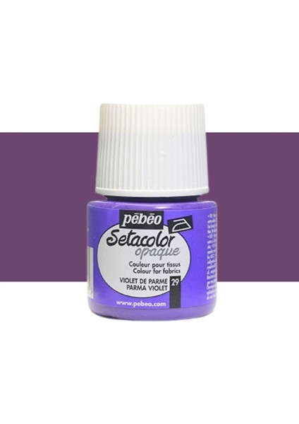Setacolor Opaque Kumaş Boyası (Opak) 45ML Parma Violet 29