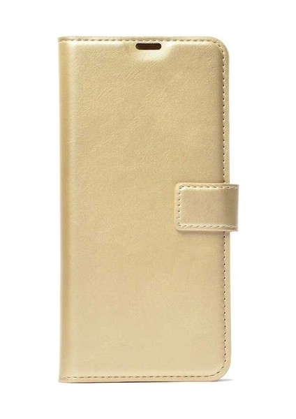 Casper Via F20 Kılıf Lüx Suni Deri Standlı Kapaklı Kartlıklı Bölmeli Cüzdan Kılıf