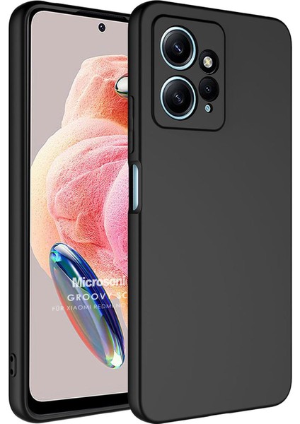 Xiaomi Redmi Note 12 4g Kılıf Groovy Soft Siyah