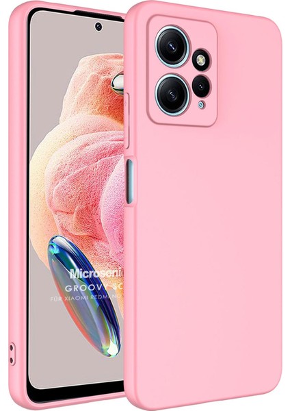 Xiaomi Redmi Note 12 4g Kılıf Groovy Soft Pembe