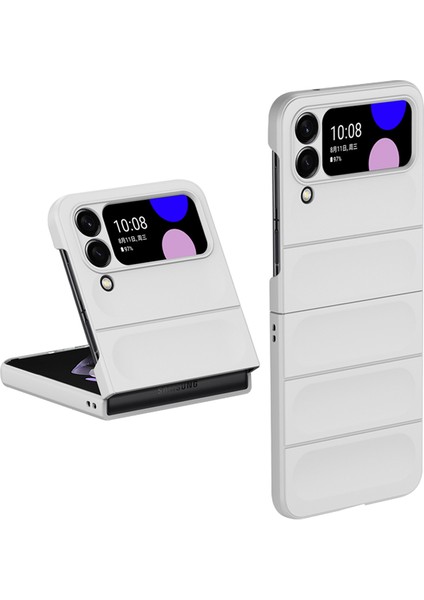 Samsung Galaxy Z Flip4 5g Cilt Touch Katlanır Telefon Kılıfı, Sert Pc Geri Sağlam Telefon Kapağı (Yurt Dışından)