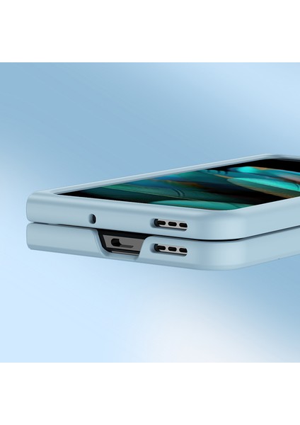 Samsung Galaxy Z Fold5 5g Sabit Pc Telefon Kılıfı Kauçuk Şok Emme Defender Kapağı (Yurt Dışından)