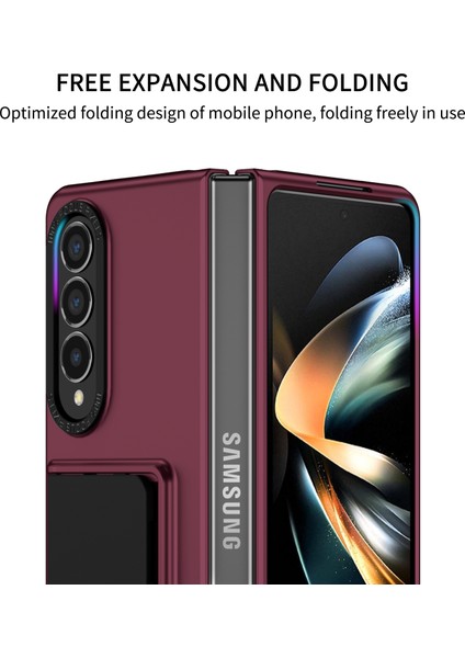 Samsung Galaxy Z Fold4 5g Case Anti-Cratch Telefon Kapağı Kickstand ile Sabit Pc Kılıfı (Yurt Dışından)