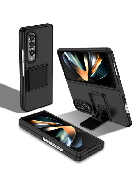 Samsung Galaxy Z Fold4 5g Case Anti-Cratch Telefon Kapağı Kickstand ile Sabit Pc Kılıfı (Yurt Dışından)