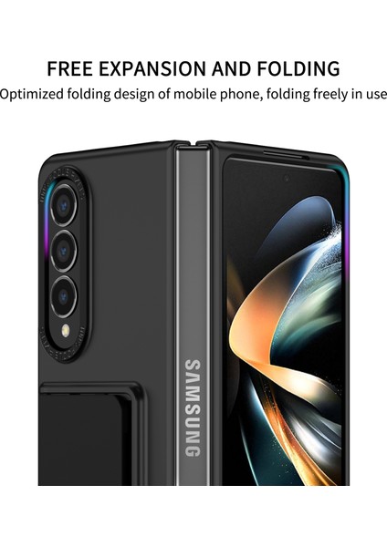 Samsung Galaxy Z Fold4 5g Case Anti-Cratch Telefon Kapağı Kickstand ile Sabit Pc Kılıfı (Yurt Dışından)