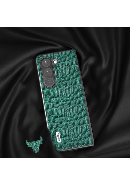 Samsung Galaxy Z Fold5 5g Pc Telefon Kılıfı Anti-Slip Cowhide Deri Kaplamalı Telefon Kapağı (Yurt Dışından) modelleri