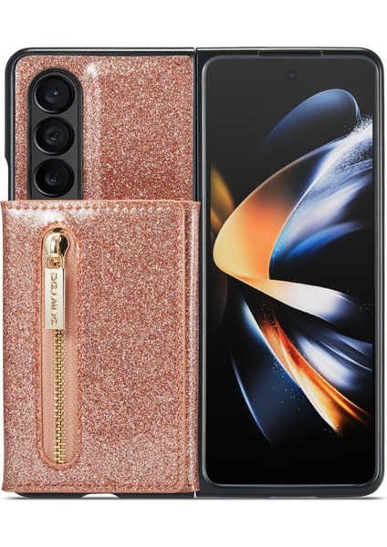 Samsung Galaxy Z Fold3 5g 2-1 Arada Pu Deri Kaplamalı Pc+Tpu Anti-Collision Geri Kılıf Magnetik Çıkarılabilir Fermuar Cüzdan Telefon Kapağı Kickstand ile (Yurt Dışından) fiyatları