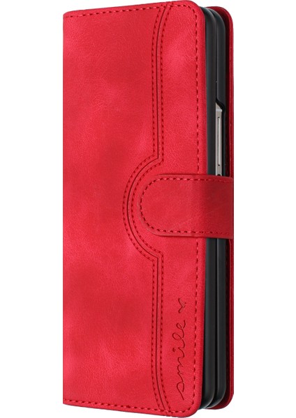 Samsung Galaxy Z Fold4 5g Pu Deri Cüzdan Katlanır Telefon Kılıfı Basılı Şok Geçirmez Kapak (Yurt Dışından)