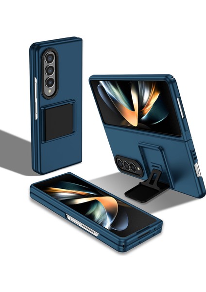 Samsung Galaxy Z Fold4 5g Case Anti-Cratch Telefon Kapağı Kickstand ile Sabit Pc Kılıfı (Yurt Dışından)