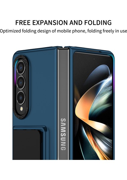 Samsung Galaxy Z Fold4 5g Case Anti-Cratch Telefon Kapağı Kickstand ile Sabit Pc Kılıfı (Yurt Dışından)