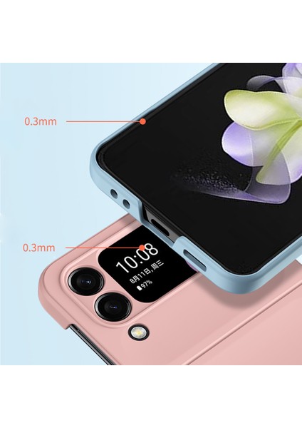 Samsung Galaxy Z Flip3 5g Cep Telefonu Kapağı, Cilt Dokunuşu Sağlam Pc Telefon Kasası (Yurt Dışından)