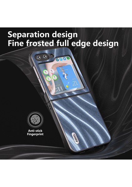 Samsung Galaxy Z FLIP55 5g Pu Deri Kaplamalı Pc Telefon Vaka Deseni Hafif Kapak (Yurt Dışından)