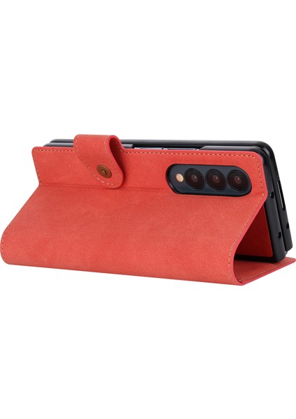 Samsung Galaxy Z Fold4 5g Stand Stand Cüzdan Kılıfı Önleme Pu Deri+Pc Telefon Kapağı (Yurt Dışından) fırsatları