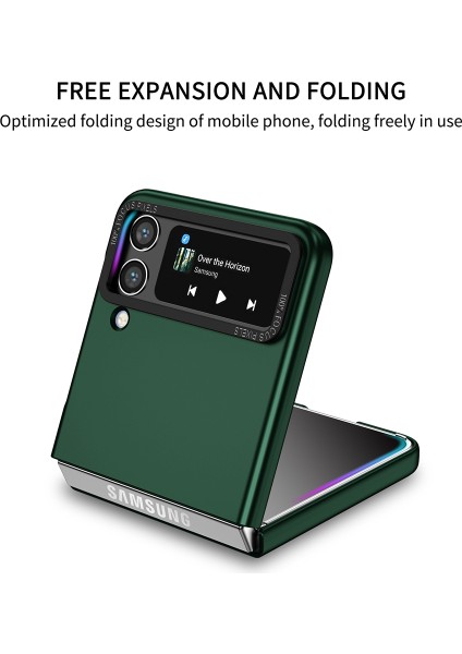 Samsung Galaxy Z Flip4 5g Flip Telefon Kılıfı Şok Geçirmez Kılıf Kickstand ile Sabit Pc Telefon Kapağı (Yurt Dışından) modelleri