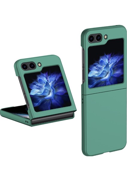 Samsung Galaxy Z Flip5 5g Menteşe Koruma Sabit Pc Telefon Kapağı Için Cilt Touch Telefon Kılıfı (Yurt Dışından)