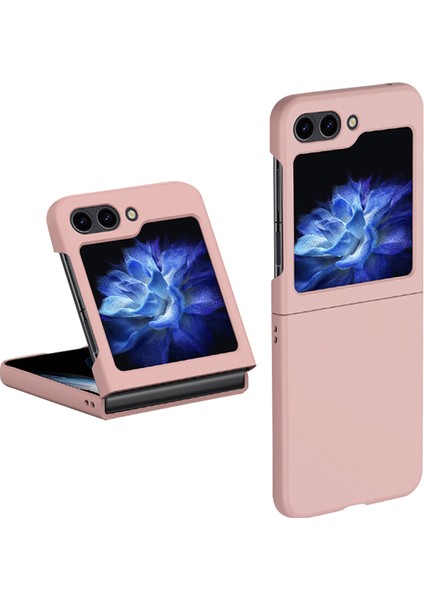 Samsung Galaxy Z Flip5 5g Menteşe Koruma Sabit Pc Telefon Kapağı Için Cilt Touch Telefon Kılıfı (Yurt Dışından)