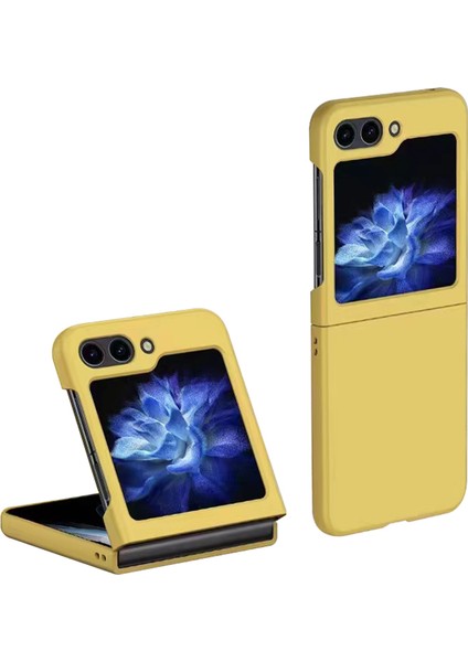 Samsung Galaxy Z Flip5 5g Slim Sert Pc Telefon Kılıfı Kauçuk Şok Geçirmez Kapak (Yurt Dışından)