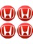 Honda Civic Accord Crv Vtec Si Için Jant Logosu Iç ve Dış Sticker Set Jant Kapak Çapı: 2.25 Inch 1