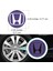 Honda Civic Accord Crv Vtec Si Için Jant Logosu Iç ve Dış Sticker Set Jant Kapak Çapı: 2.25 Inch 2