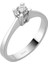 G Renk 0,27 Karat Pırlanta Tektaş Yüzük 0417R0164 1
