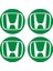 Honda Civic Accord Crv Vtec Si Için Jant Logosu Iç ve Dış Sticker Set Jant Kapak Çapı: 2.25 Inch 1