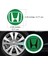 Honda Civic Accord Crv Vtec Si Için Jant Logosu Iç ve Dış Sticker Set Jant Kapak Çapı: 2.25 Inch 2