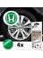 Honda Civic Accord Crv Vtec Si Için Jant Logosu Iç ve Dış Sticker Set Jant Kapak Çapı: 2.25 Inch 5