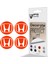Honda Civic Accord Crv Vtec Si Için Jant Logosu Iç ve Dış Sticker Set Jant Kapak Çapı: 2.25 Inch 3