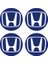 Honda Civic Accord Crv Vtec Si Için Jant Logosu Iç ve Dış Sticker Set Jant Kapak Çapı: 2.25 Inch 1