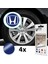 Honda Civic Accord Crv Vtec Si Için Jant Logosu Iç ve Dış Sticker Set Jant Kapak Çapı: 2.25 Inch 5