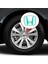 Honda Civic Accord Crv Vtec Si Için Jant Logosu Iç ve Dış Sticker Set Jant Kapak Çapı: 2.25 Inch 5