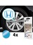 Honda Civic Accord Crv Vtec Si Için Jant Logosu Iç ve Dış Sticker Set Jant Kapak Çapı: 2.25 Inch 5