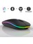 BN28 Kablosuz Wireless Mouse Sessiz Tık Rgb Aydınlatmalı Şarj Edilebilir 2