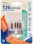 T20 Chrome WY21/5W 12V Natural Amber Blıster Ambalaj 1