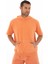 Erkek Oversize Kısa Kollu Kanguru Cepli Kapşonlu Sweatshirt Y25254376501 3