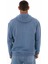 Erkek Oversize 2 İplik Kanguru Cepli Kapşonlu Sweatshirt Y25254376601 5