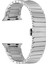 Apple Watch 4 5 40MM Kordon Alüminyum Alaşım Çizgi Desenli KRD79 Gümüş 1