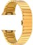 Apple Watch 6 44 mm Kordon Alüminyum Alaşım Çizgi Desenli KRD79 Gold 1