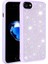 Apple iPhone 7 Kılıf Parlak Taşlı Ston Kapak Silikon Lila 1