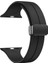 Apple Watch Series 3 4 5 44MM Armband Kordon Ayalanabilir Mıknatıslı Mat Silikon KRD84 Siyah 1