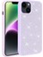 Apple iPhone 14 Case Kılıf Diamond Parlak Taşlı Ston Kapak Silikon Lila 1