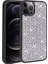 Apple iPhone 14 Pro Case Kılıf Diamond Parlak Taşlı Ston Kapak Silikon Siyah 1