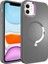 Apple iPhone 11 Case Kılıf Stil Serisi Mat Wireless Tacsafe Kapak Siyah 1