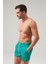Regular Fit Yeşil Düz Şort Mayo 0HC62AP10100M 1