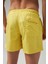 Regular Fit Sarı Düz Şort Mayo 0HC62AP10100M 4