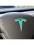 Tesla Model 3 Özel Kesim Logo Seti - Direksiyon Ön Arka Jantlar ve Sensörler Için 9'lu Tesla Logo Sticker Seri 4